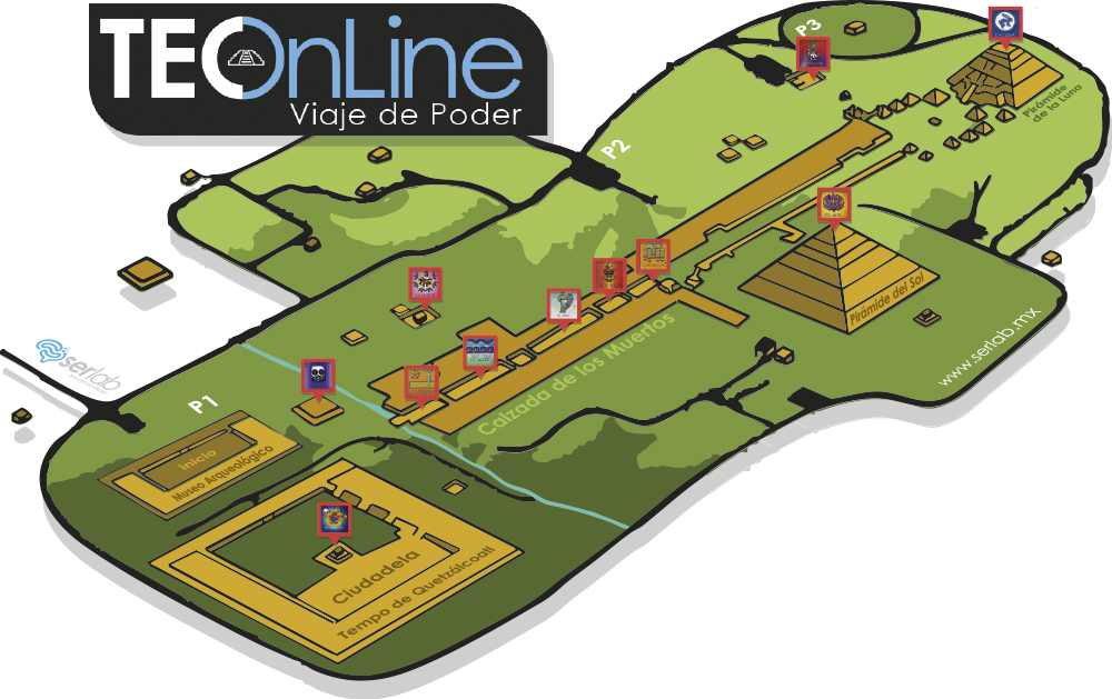 mapa con pines